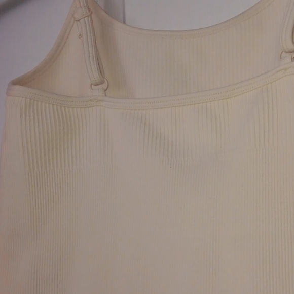 Women Workout Seamless Jumpsuit Yoga Ribbed Bodycon One Piece Spaghetti Strap - Picture 3 of 7